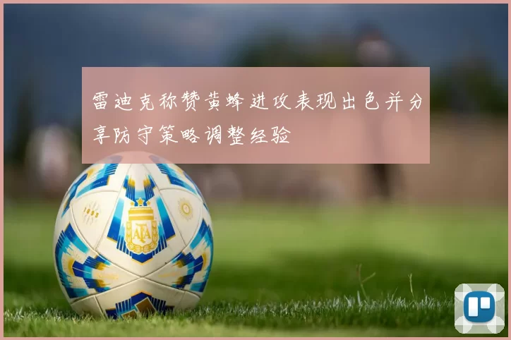 雷迪克称赞黄蜂进攻表现出色并分享防守策略调整经验